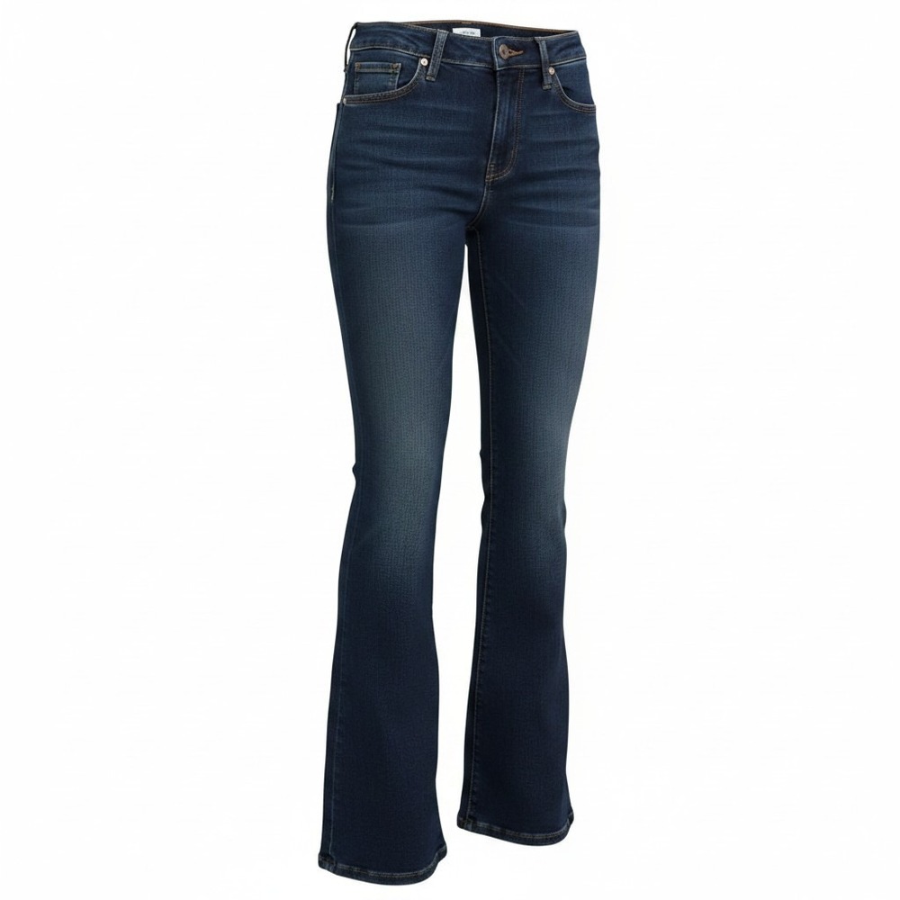 Gap Curvy Bootcut Jeans Women 30/10r Dark Wash Denim 1969 Flare Leg Stretch